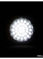Spyder Auto Chrome LED Fog Lights for Dodge Ram 2002-2006, Durango 2004-2005                                     - FL-LED-DRAM02-C - Image 9