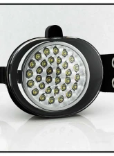Spyder Auto Chrome LED Fog Lights for Dodge Ram 2002-2006, Durango 2004-2005                                     - FL-LED-DRAM02-C - Image 2