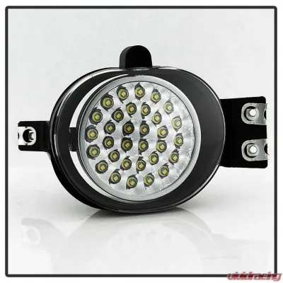Spyder Auto Chrome LED Fog Lights for Dodge Ram 2002-2006, Durango 2004-2005 - FL-LED-DRAM02-C
