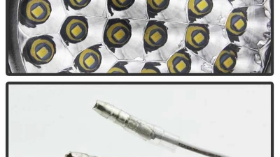 Spyder Auto Chrome LED Fog Lights for Dodge Ram 2002-2006, Durango 2004-2005                                     - FL-LED-DRAM02-C - Image 4