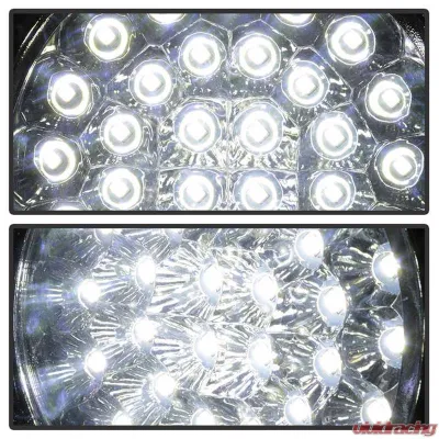 Spyder Auto Chrome LED Fog Lights for Dodge Ram 2002-2006, Durango 2004-2005 - FL-LED-DRAM02-C