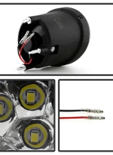 Spyder Auto Chrome LED Fog Lights for Nissan Titan | Armada 2004-2008                                     - FL-LED-NT04-C - Image 3