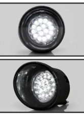 Spyder Auto Chrome LED Fog Lights for Nissan Titan | Armada 2004-2008                                     - FL-LED-NT04-C - Image 4