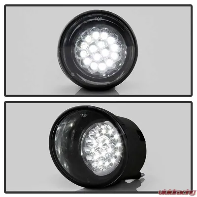 Spyder Auto Chrome LED Fog Lights for Nissan Titan | Armada 2004-2008 - FL-LED-NT04-C