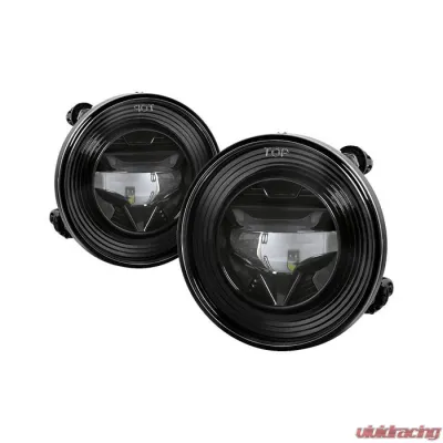 Spyder Auto Full LED Fog Lights for Chevrolet, GMC, Ford 2007-2018, 6W Osram LED - FL-LED-PRO-1