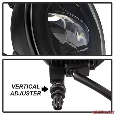 Spyder Auto Full LED Fog Lights for Chevrolet, GMC, Ford 2007-2018, 6W Osram LED - FL-LED-PRO-1