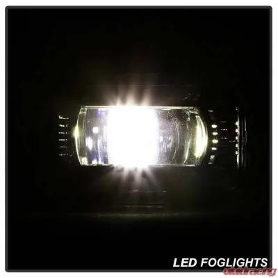 Spyder Auto Full LED Fog Lights for Ford F150 F250 F350 F450 F550 Super Duty 2017-2018 - FL-LED-PRO-4