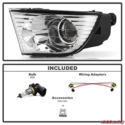 Spyder Auto Clear OEM Fog Lights for Lexus IS300 2001-2005, Durable Plastic, Easy Install - FL-LIS01-C