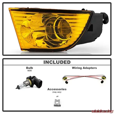 Spyder Auto Yellow OEM Fog Lights for Lexus IS300 2001-2005, Durable Design - FL-LIS01-Y