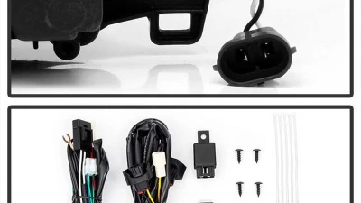 Spyder Auto Clear LED Fog Lights with Switch for Lexus IS350 F-Sport 2014-2016                                     - FL-LIS250-FS-C - Image 4