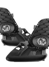 Spyder Auto Clear OEM Fog Lights with Switch for Mazda 3 2012-2013 4Dr/5Dr                                     - FL-MAZDA32013-C - Image 4