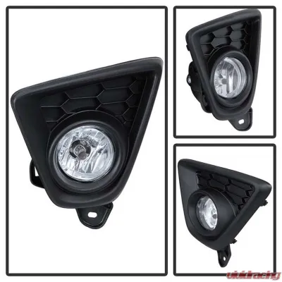Spyder Auto OEM Fog Light with Universal Switch Clear for Mazda CX-5 2012-2015 - FL-MCX52012-C