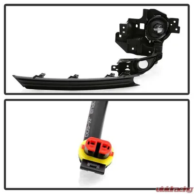 Spyder Auto Full LED Fog Light with Switch for Mazda CX-5 2017-2018, Clear - FL-MCX52017-LED-C