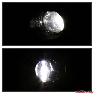 Spyder Auto Full LED Fog Light with Switch for Mazda CX-5 2017-2018, Clear - FL-MCX52017-LED-C