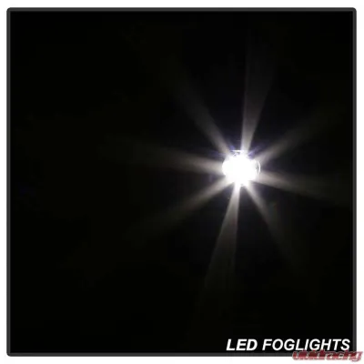 Spyder Auto Full LED Fog Light with Switch for Mazda CX-5 2017-2018, Clear - FL-MCX52017-LED-C