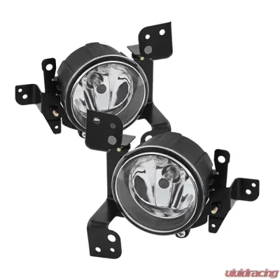 Spyder Auto Clear OEM Fog Lights with Switch for Mitsubishi Mirage 2014-2016 - FL-MM2014-C