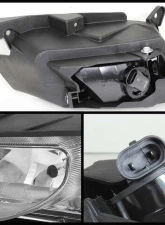 Spyder Auto Clear OEM Fog Lights with Switch for Mazda 3 2.5L 2010-2011                                     - FL-MM32010-C - Image 2