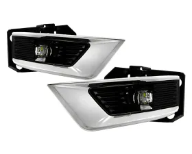 Spyder Auto Full LED Fog Lights with Switch for Nissan Armada 2021-2023, Clear Lens