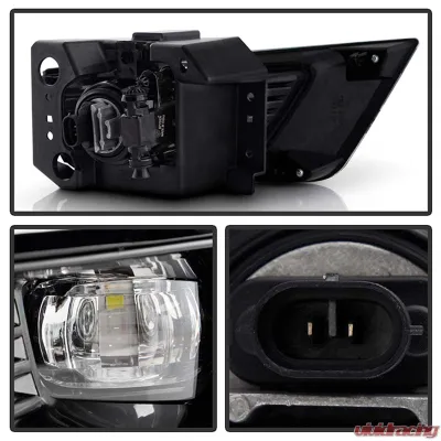 Spyder Auto Full LED Fog Lights with Switch for Nissan Armada 2021-2023, Clear Lens - FL-NARM2021-LED-C