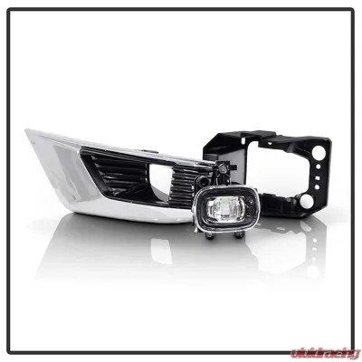 Spyder Auto Full LED Fog Lights with Switch for Nissan Armada 2021-2023, Clear Lens - FL-NARM2021-LED-C