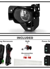 Spyder Auto Clear OEM Fog Lights with Switch for Nissan Maxima 2009-2015                                     - FL-NM2010-C - Image 2