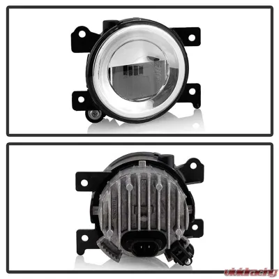 Spyder Auto OEM Style LED Fog Light with Switch for 2019-2021 Nissan Murano, Clear - FL-NMU19-LED-C