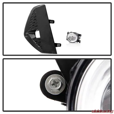 Spyder Auto OEM Style LED Fog Light with Switch for 2019-2021 Nissan Murano, Clear - FL-NMU19-LED-C