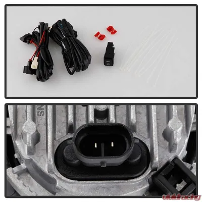 Spyder Auto OEM Style LED Fog Light with Switch for 2019-2021 Nissan Murano, Clear - FL-NMU19-LED-C