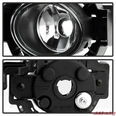 Spyder Auto OEM Fog Lights with Switch, Clear, for Nissan Rogue 2017-2018 - FL-NR2017-SP-C