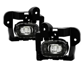 Spyder Auto Full LED Fog Lights with Switch for Nissan Rogue 2021-2022, Clear