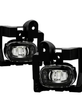 Spyder Auto Full LED Fog Lights with Switch for Nissan Rogue 2021-2022, Clear                                     - FL-NR2021-LED-C - Image 6