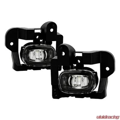 Spyder Auto Full LED Fog Lights with Switch for Nissan Rogue 2021-2022, Clear - FL-NR2021-LED-C