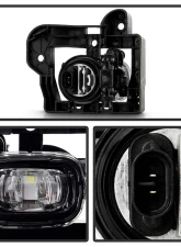 Spyder Auto Full LED Fog Lights with Switch for Nissan Rogue 2021-2022, Clear                                     - FL-NR2021-LED-C - Image 3