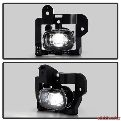 Spyder Auto Full LED Fog Lights with Switch for Nissan Rogue 2021-2022, Clear - FL-NR2021-LED-C