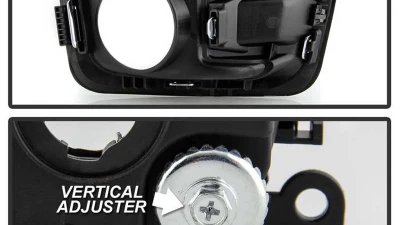 Spyder Auto OEM Style Fog Lights with Switch Clear for Nissan Titan 2016-2018                                     - FL-NT16-C - Image 3