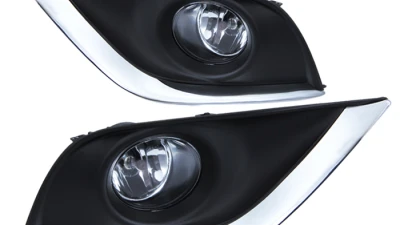 Spyder Auto Fog Lights with Switch Clear for Nissan Versa 2015-2017 FL-NV2015-C                                     - FL-NV2015-C - Image 5
