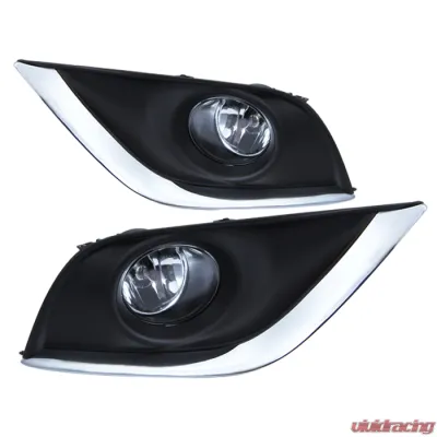 Spyder Auto Fog Lights with Switch Clear for Nissan Versa 2015-2017 FL-NV2015-C - FL-NV2015-C