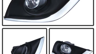 Spyder Auto Fog Lights with Switch Clear for Nissan Versa 2015-2017 FL-NV2015-C                                     - FL-NV2015-C - Image 2