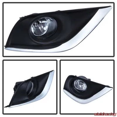 Spyder Auto Fog Lights with Switch Clear for Nissan Versa 2015-2017 FL-NV2015-C - FL-NV2015-C