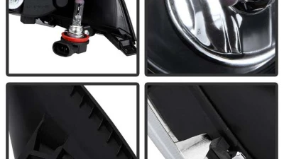 Spyder Auto Fog Lights with Switch Clear for Nissan Versa 2015-2017 FL-NV2015-C                                     - FL-NV2015-C - Image 4