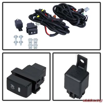 Spyder Auto Fog Lights with Switch Clear for Nissan Versa 2015-2017 FL-NV2015-C - FL-NV2015-C