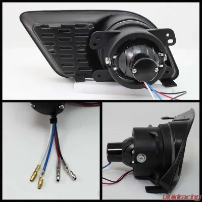 Spyder Auto Clear Halo Projector Fog Lights for Dodge Charger 2011-2014 with Switch - FL-P-DCH2011-C