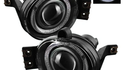 Spyder Auto Halo Projector Clear Fog Lights for Dodge Ram 2002-2006, FL-P-DRAM02-HL                                     - FL-P-DRAM02-HL - Image 9