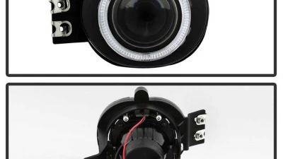 Spyder Auto Halo Projector Clear Fog Lights for Dodge Ram 2002-2006, FL-P-DRAM02-HL                                     - FL-P-DRAM02-HL - Image 2