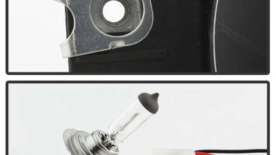 Spyder Auto Halo Projector Clear Fog Lights for Dodge Ram 2002-2006, FL-P-DRAM02-HL                                     - FL-P-DRAM02-HL - Image 5