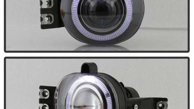 Spyder Auto Halo Projector Clear Fog Lights for Dodge Ram 2002-2006, FL-P-DRAM02-HL                                     - FL-P-DRAM02-HL - Image 8