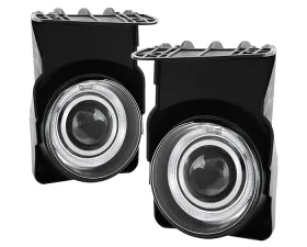 Spyder Auto Halo Projector Clear Fog Lights for GMC Sierra 2003-2006, 4-inch, Clear Lens