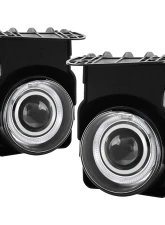 Spyder Auto Halo Projector Clear Fog Lights for GMC Sierra 2003-2006, 4-inch, Clear Lens                                     - FL-P-GS03-HL - Image 7