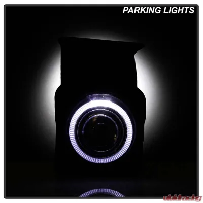 Spyder Auto Halo Projector Clear Fog Lights for GMC Sierra 2003-2006, 4-inch, Clear Lens - FL-P-GS03-HL