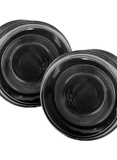 Spyder Auto Smoke Halo Projector Fog Lights with Switch for Mitsubishi Raider 2006-2009                                     - FL-P-JGC05-HL-SM - Image 5